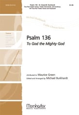 Psalm 136 Two-Part choral sheet music cover